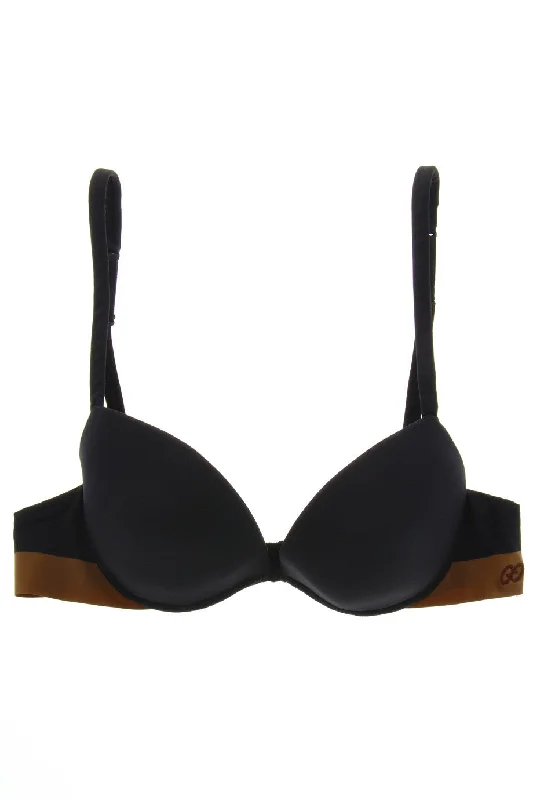 COTTON CLUB INVISIBLE Black Brown Bra