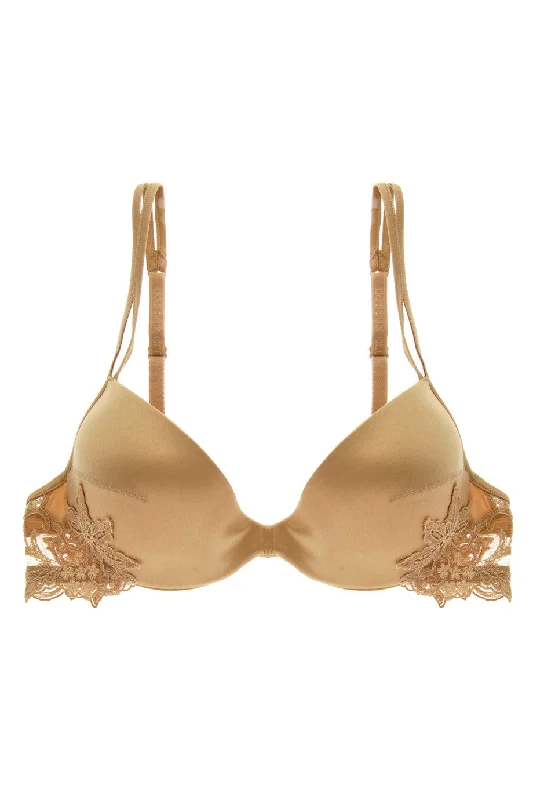 COTTON CLUB NUDE Silk Floral Bra