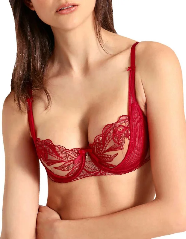 Fleur De Tatoo half cup bra