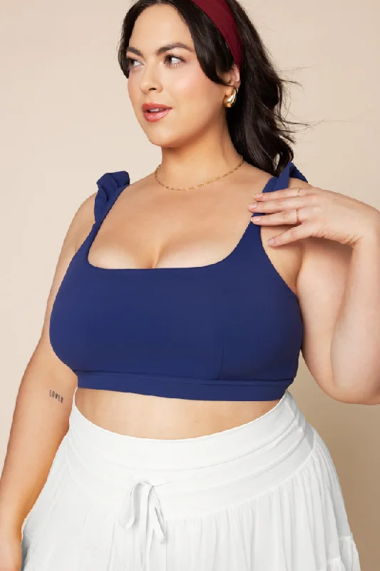 Romance Ruffle Bra - Sapphire