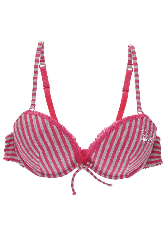 FUNKY Fuchsia Push Up Bra