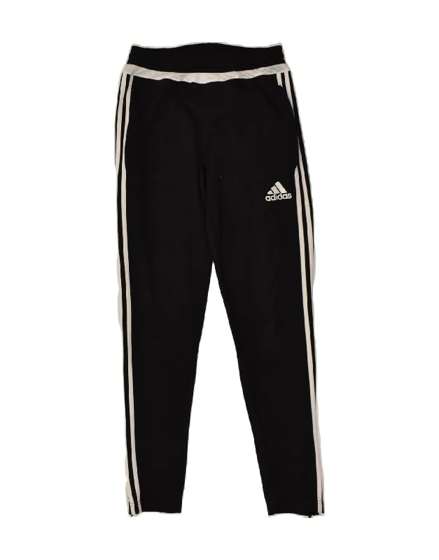 ADIDAS Womens Climacool Tracksuit Trousers UK 10 Small Black Polyester