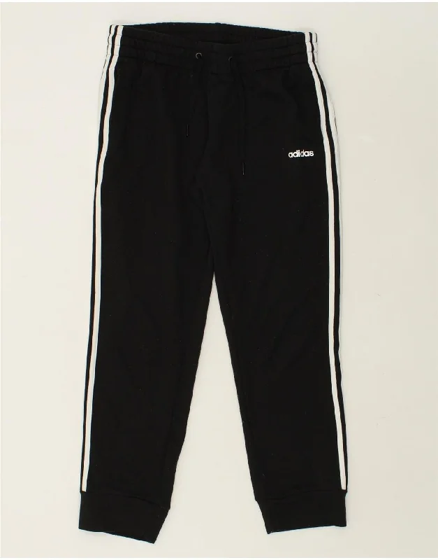 ADIDAS Womens Climalite Tracksuit Trousers Joggers UK 12/14 Medium Black