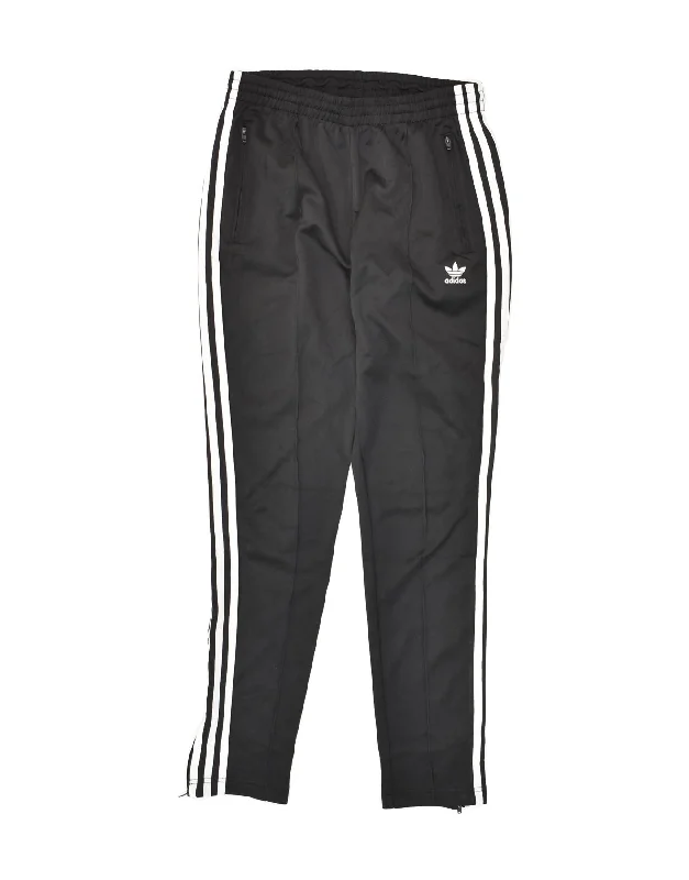 ADIDAS Womens Tracksuit Trousers UK 10 Small Black Cotton