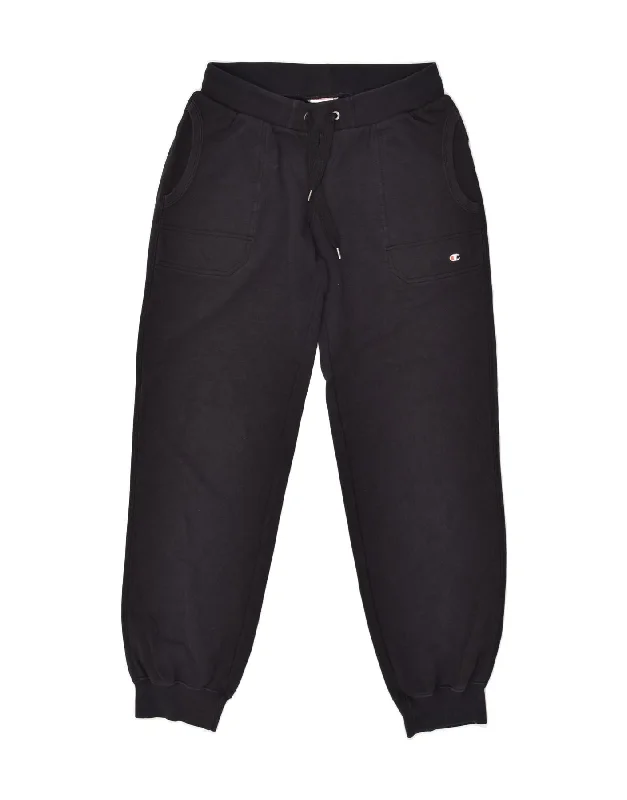 CHAMPION Womens Tracksuit Trousers Joggers UK 14 Medium Black