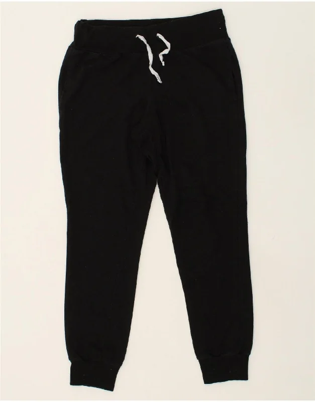 O'NEILL Womens Tracksuit Trousers Joggers UK 8 Small Black Cotton