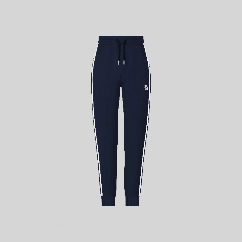 BERENICES NAVY SPORT TROUSERS