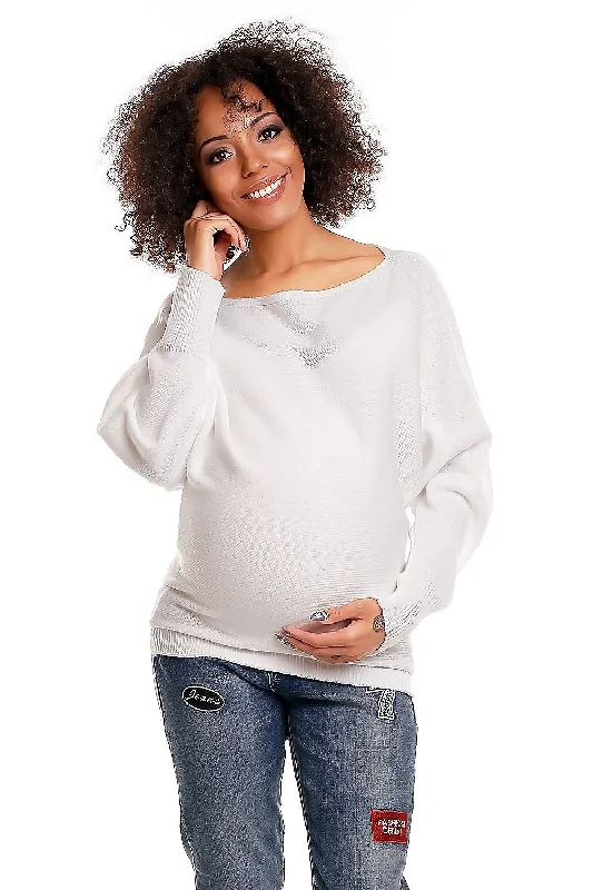 Short Oversize Pregnancy Sweater  PeeKaBoo