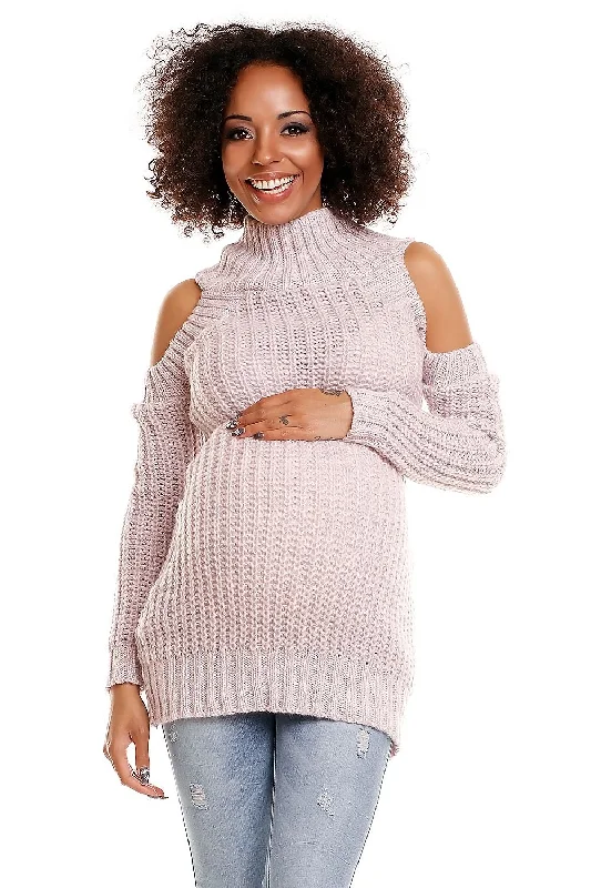 Long Maternity Pregnancy Sweater PeeKaBoo