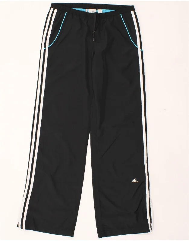 ADIDAS Womens Clima 365 Tracksuit Trousers UK 8 Small Black Polyester