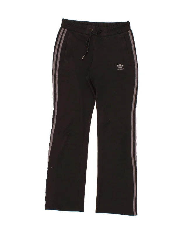 ADIDAS Womens Tracksuit Trousers EU 36 Small  Black