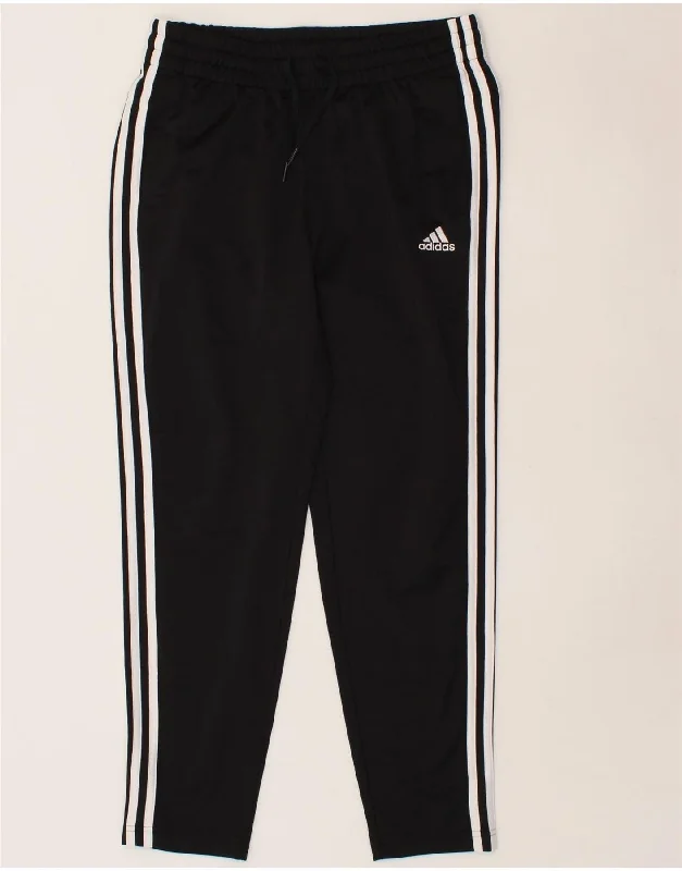 ADIDAS Womens Tracksuit Trousers UK 12/14 Medium  Black Polyester