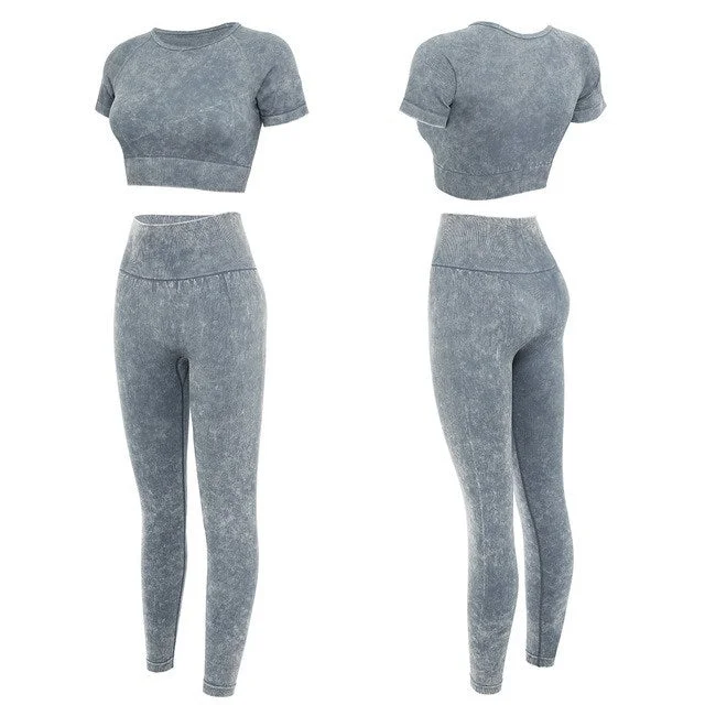 Gray leggings set