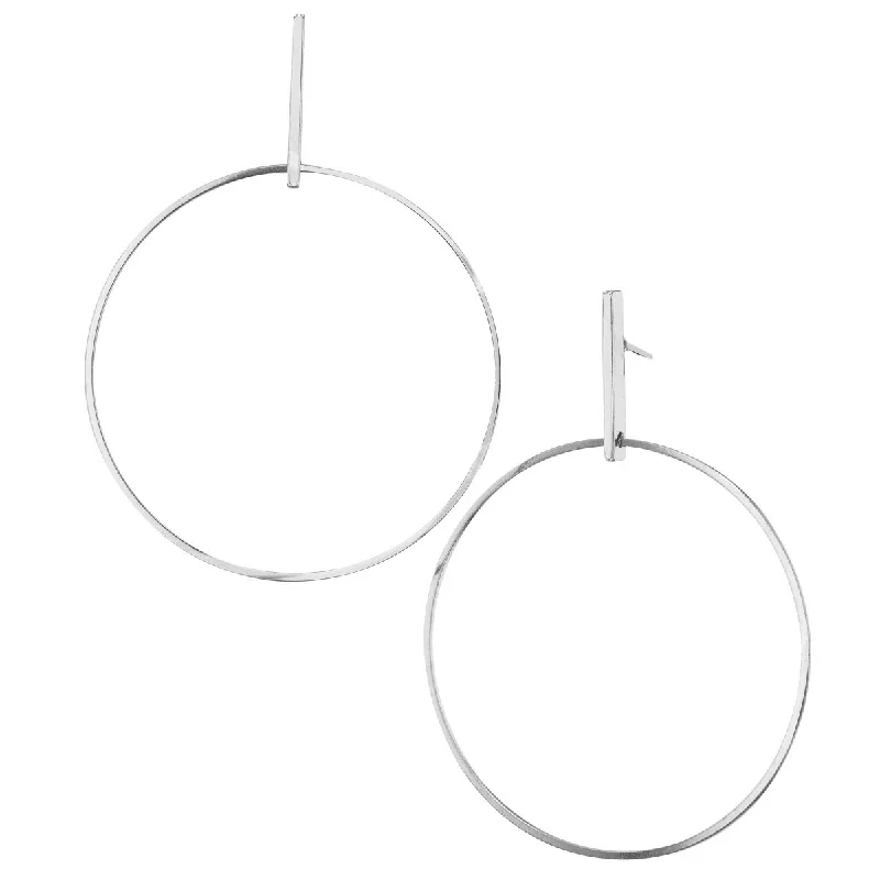 Bold And Beautiful Jewelry Now At Irresistible Prices 14K Rhodiumplated 3"   Drop Earring