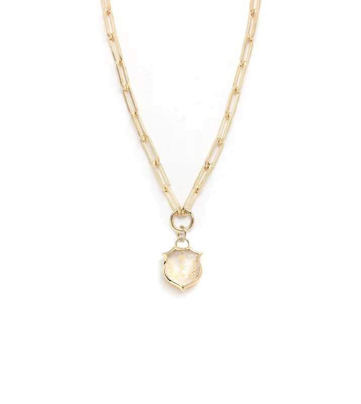 Flash Sale On Exquisite Jewelry – Don't Miss Out Per Aspera Ad Astra - Dream : Sealed Gemstone Clasic Fob Chain Choker