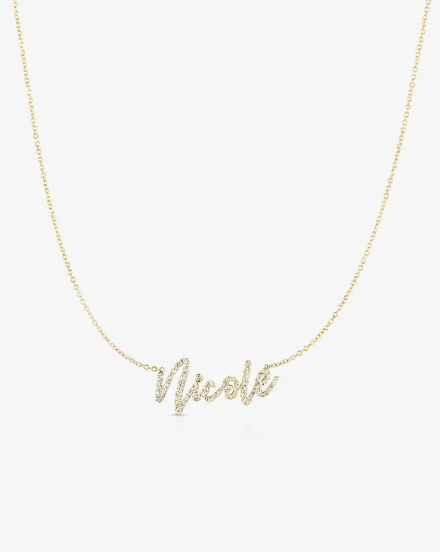 Trending Jewelry Now Available At Exclusive Prices Personalized Diamond Script Name Necklace