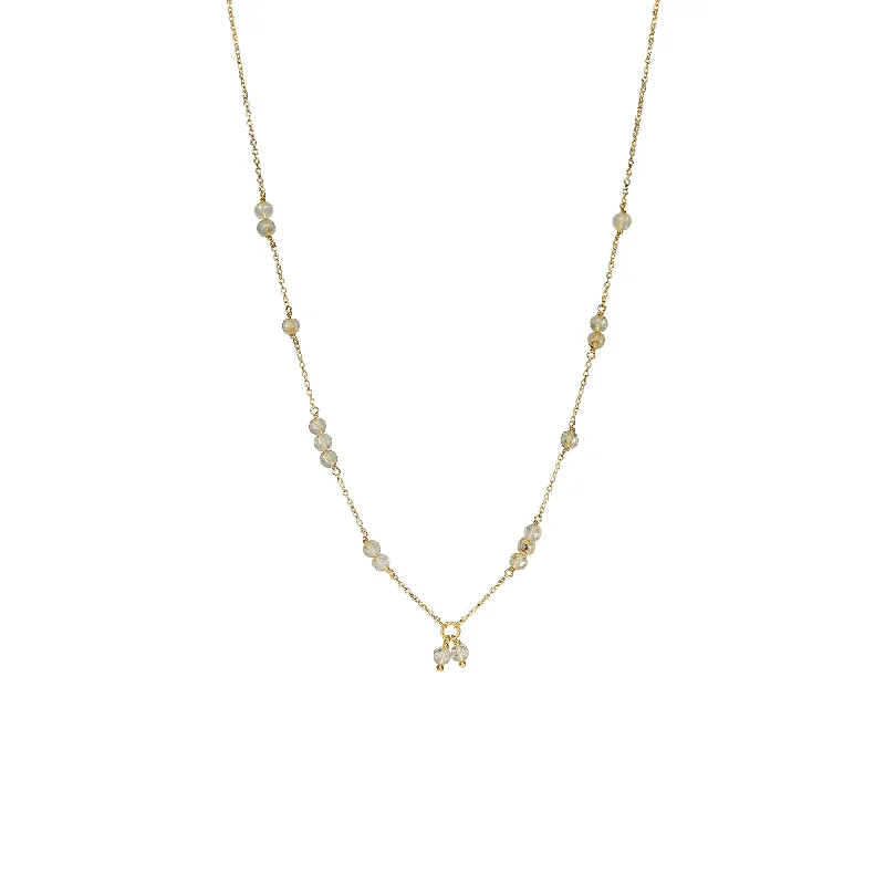 Limited-Time Jewelry Sale – Elegant Styles At Less Unicorn 18K Gold Plated Necklace w. Rutile Quartz