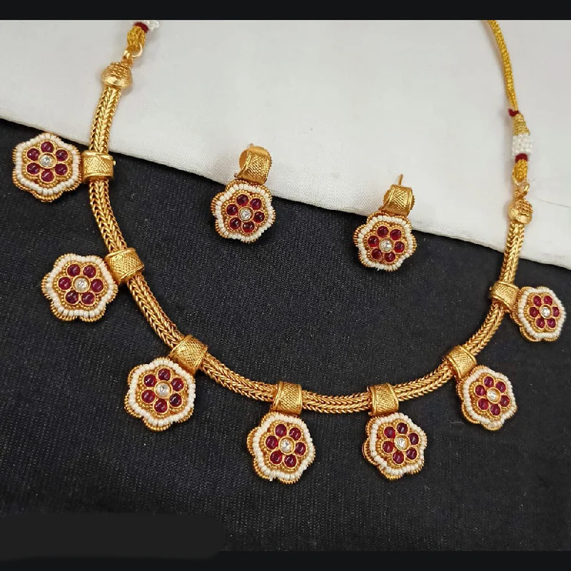 Jewelry Deals That Sparkle – Shop Today Padmawati Bangles Gold Plated Pota Stone And Pearls Necklace Set