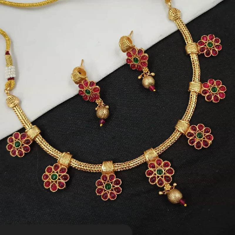 Shop Fine Jewelry With Amazing Deals Padmawati Bangles Gold Plated Pota Stone Necklace Set