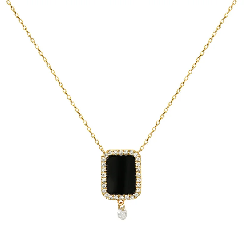 Unique Jewelry Designs Now At Discounted Rates Collier Semi Precious 18K Gold or Whitegold Necklace w. Agate & Diamonds