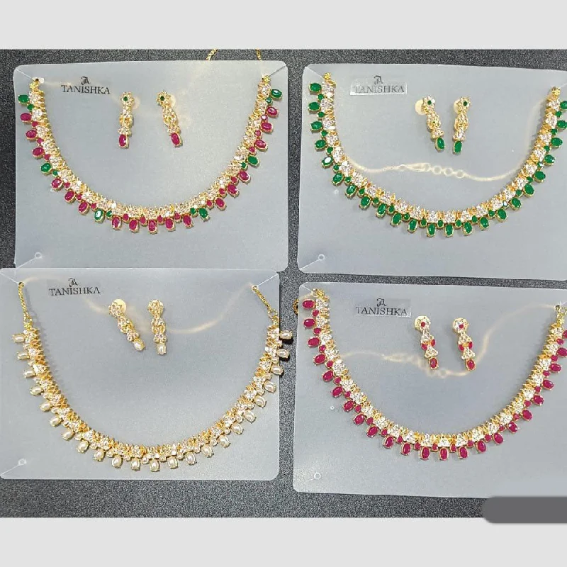 Special Sale On Handcrafted Jewelry – Shop Today Rani Sati Jewels Gold Plated Austrian Stone Necklace Set