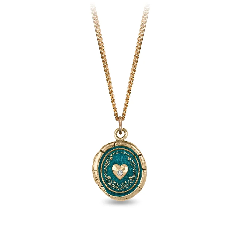 Shop Dazzling Jewelry At The Best Prices Self-Love 14K Gold Diamond Set Signature Talisman - True Colors