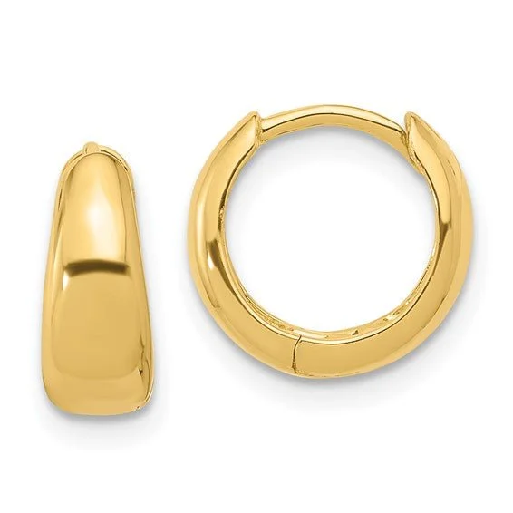 Seasonal Jewelry Sale – Upgrade Your Collection YGP Sterling 12x5mm Huggie Hoop Earrings