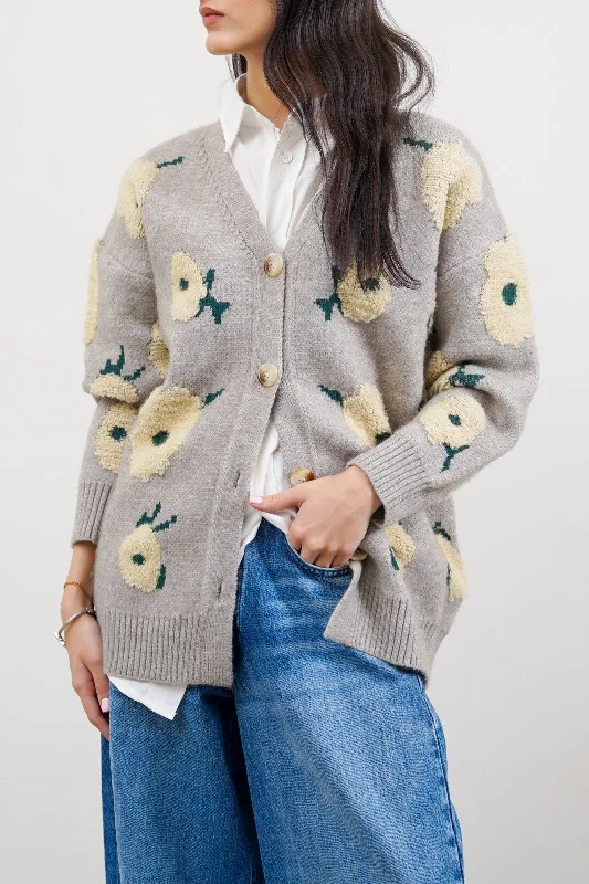 FLORA JACQUARD CARDIGAN