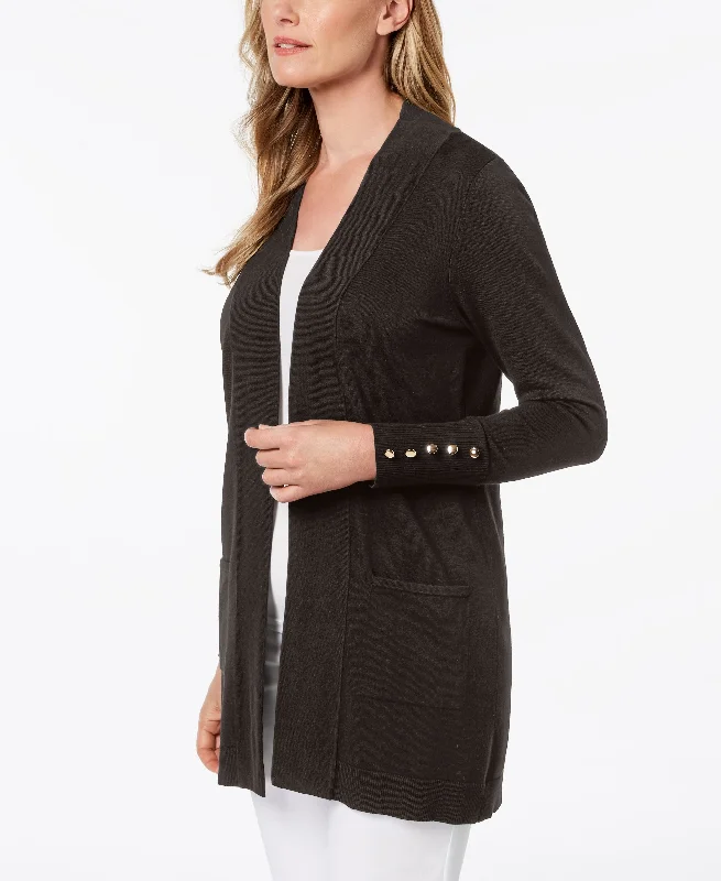 Petite Open-Front Cardigan