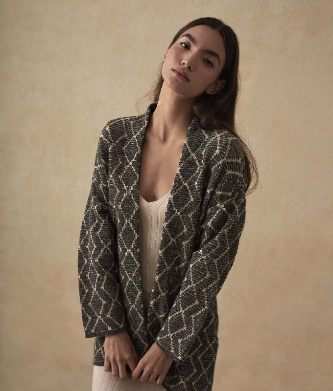 A-Shaped Cardigan with Pockets