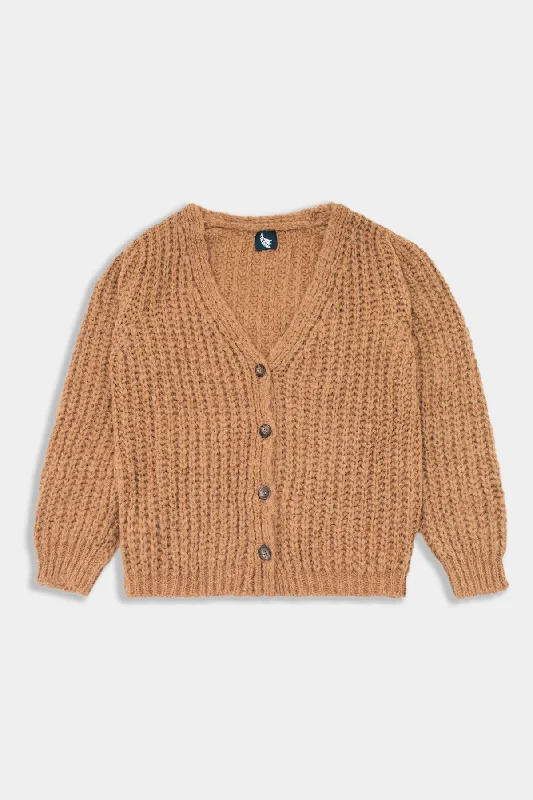 Nicky Cardigan Camel