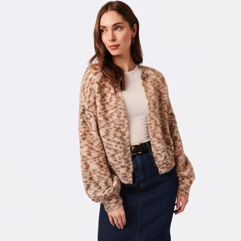 Piper Cardigan (Leopard Abstract)