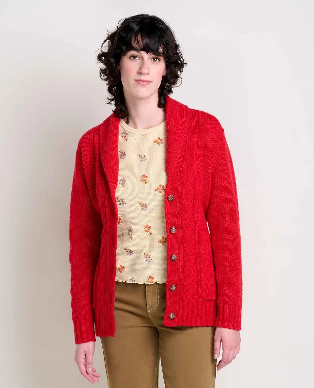 Women's Ginn Cable Cardigan - Canoe