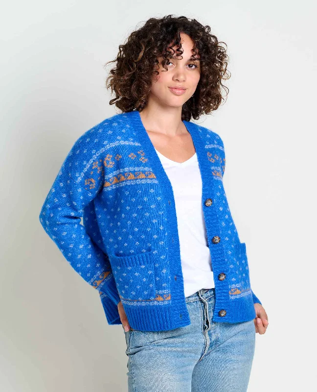 Women's Toddy Cardigan - Nautical Fair Isle